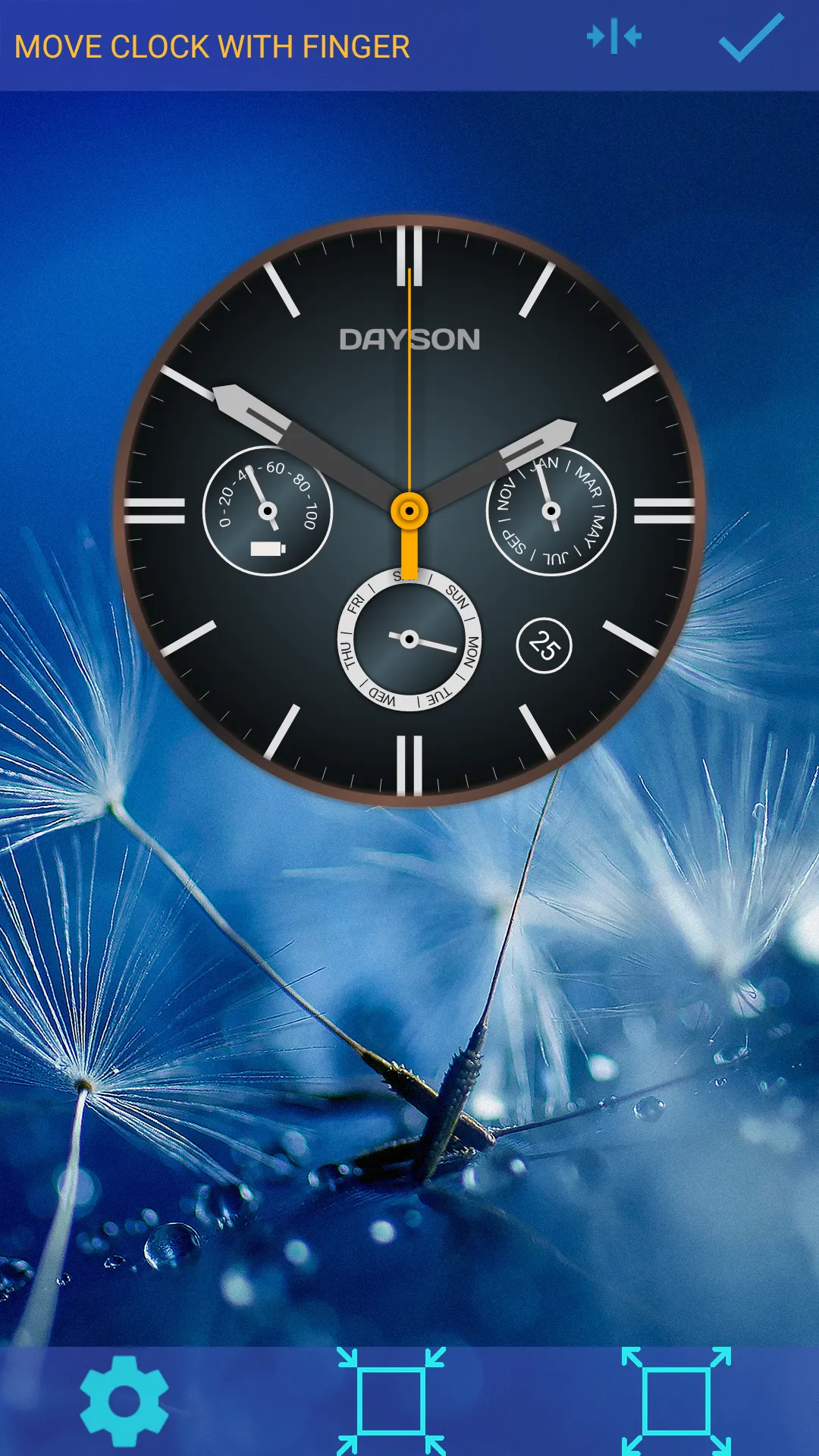 Analog Clock Live Wallpaper | Indus Appstore | Screenshot