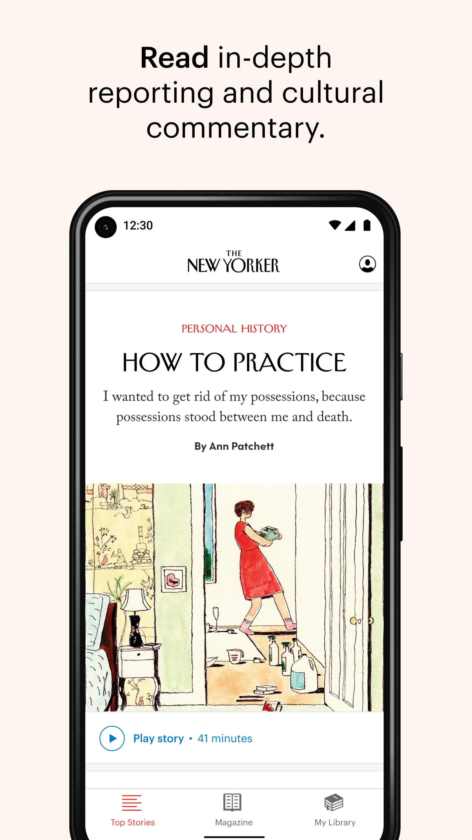 The New Yorker | Indus Appstore | Screenshot