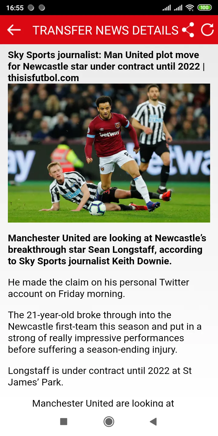 Transfer News for Man United | Indus Appstore | Screenshot