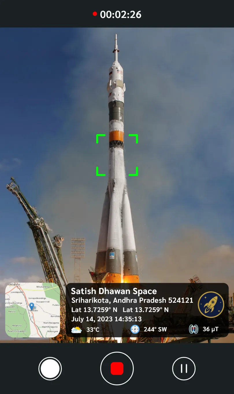 GPS map video camera | Indus Appstore | Screenshot