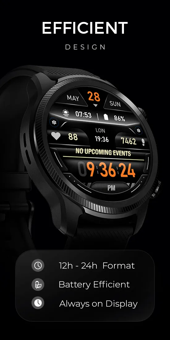 Digital Watch Face - RE03 | Indus Appstore | Screenshot