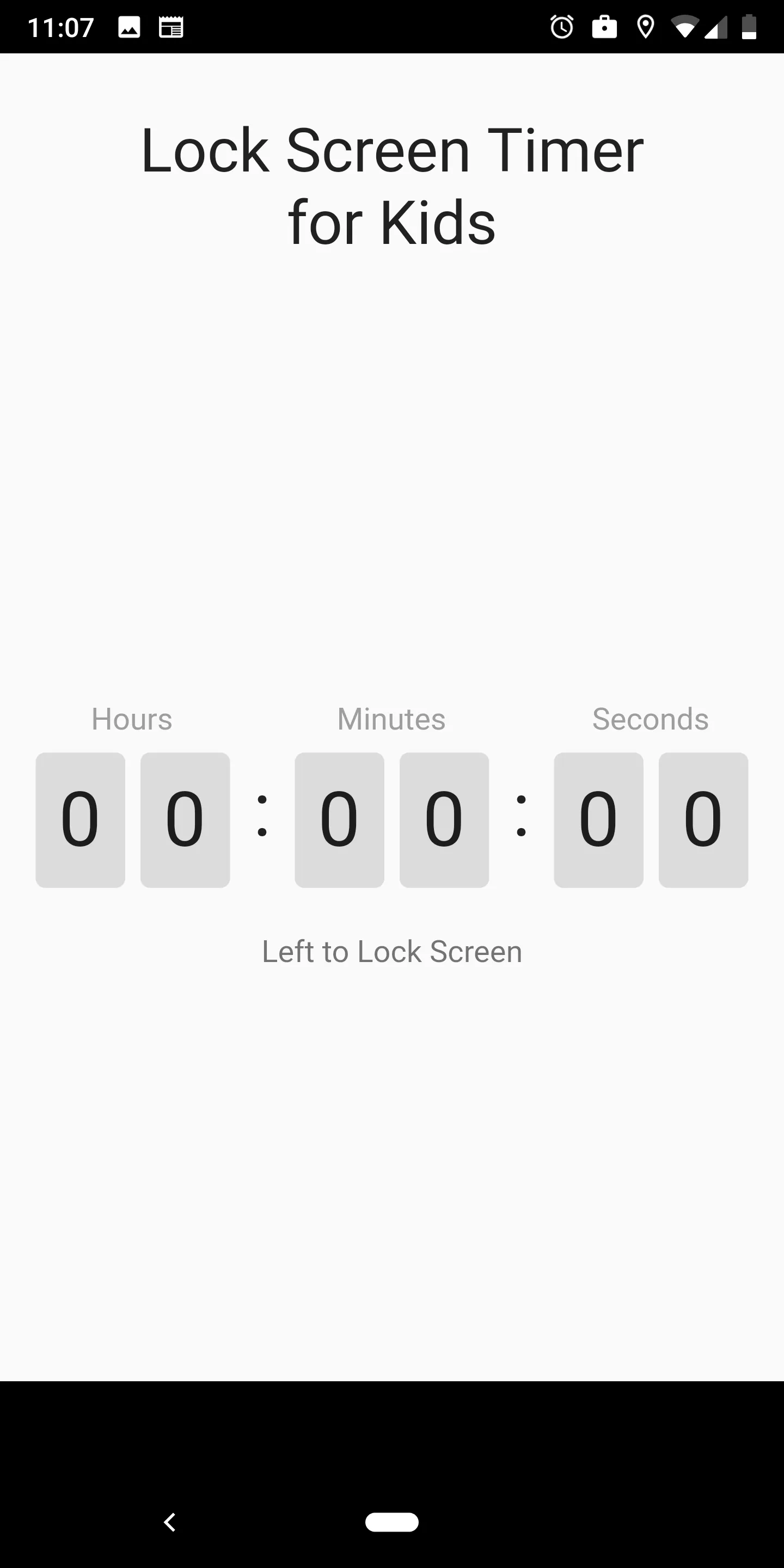 Lock Screen Timer for kids | Indus Appstore | Screenshot