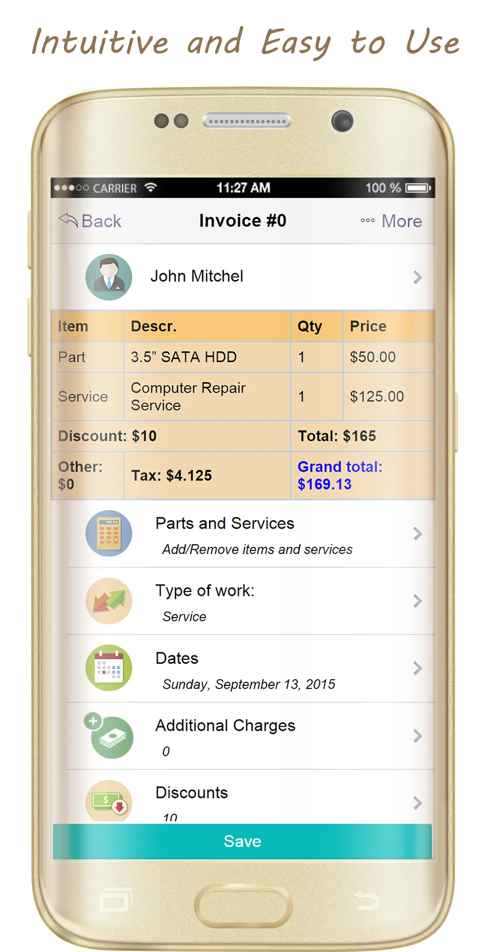 Invoices & Estimates | Indus Appstore | Screenshot