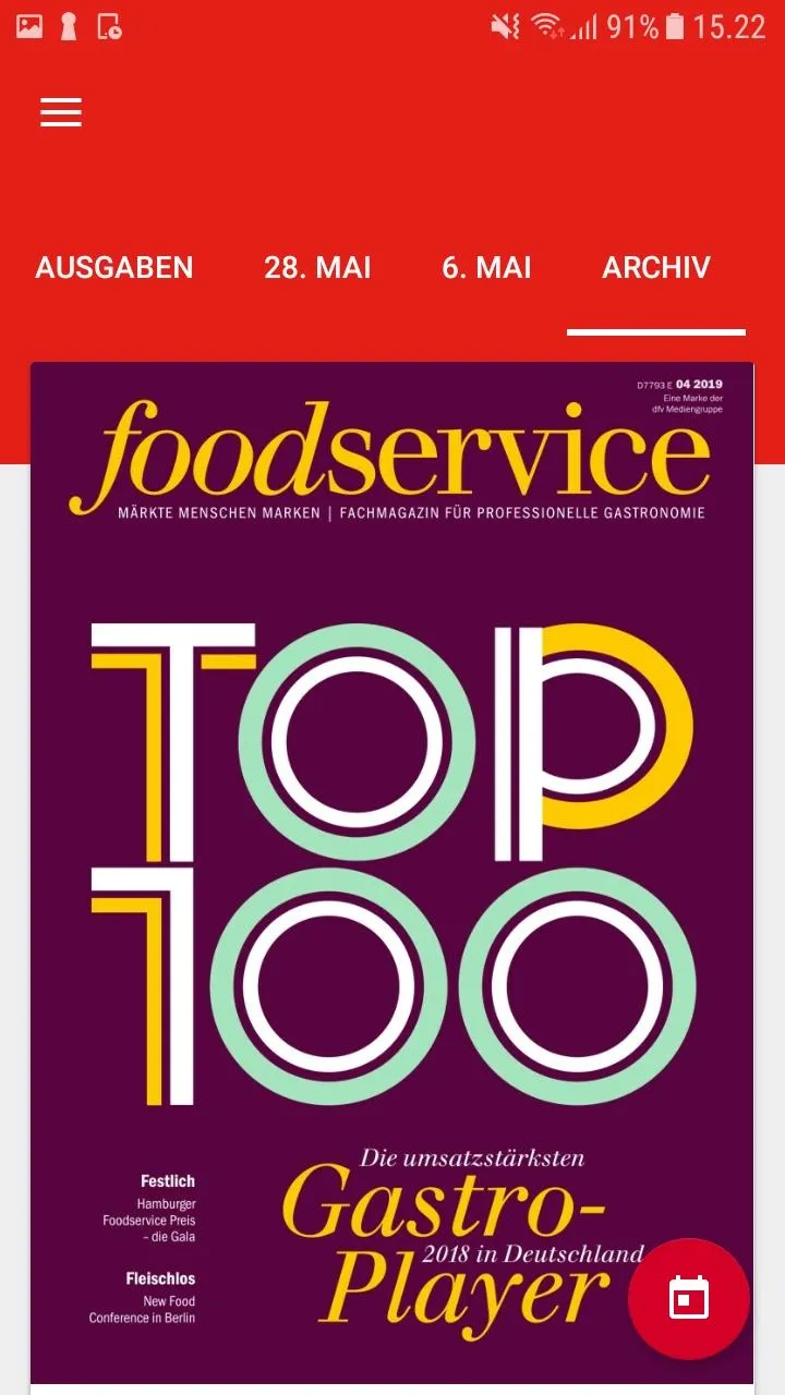 FOOD SERVICE e-paper | Indus Appstore | Screenshot