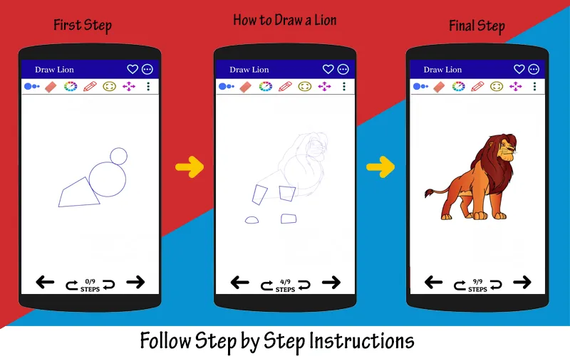 How to Draw Lion Step by Step | Indus Appstore | Screenshot