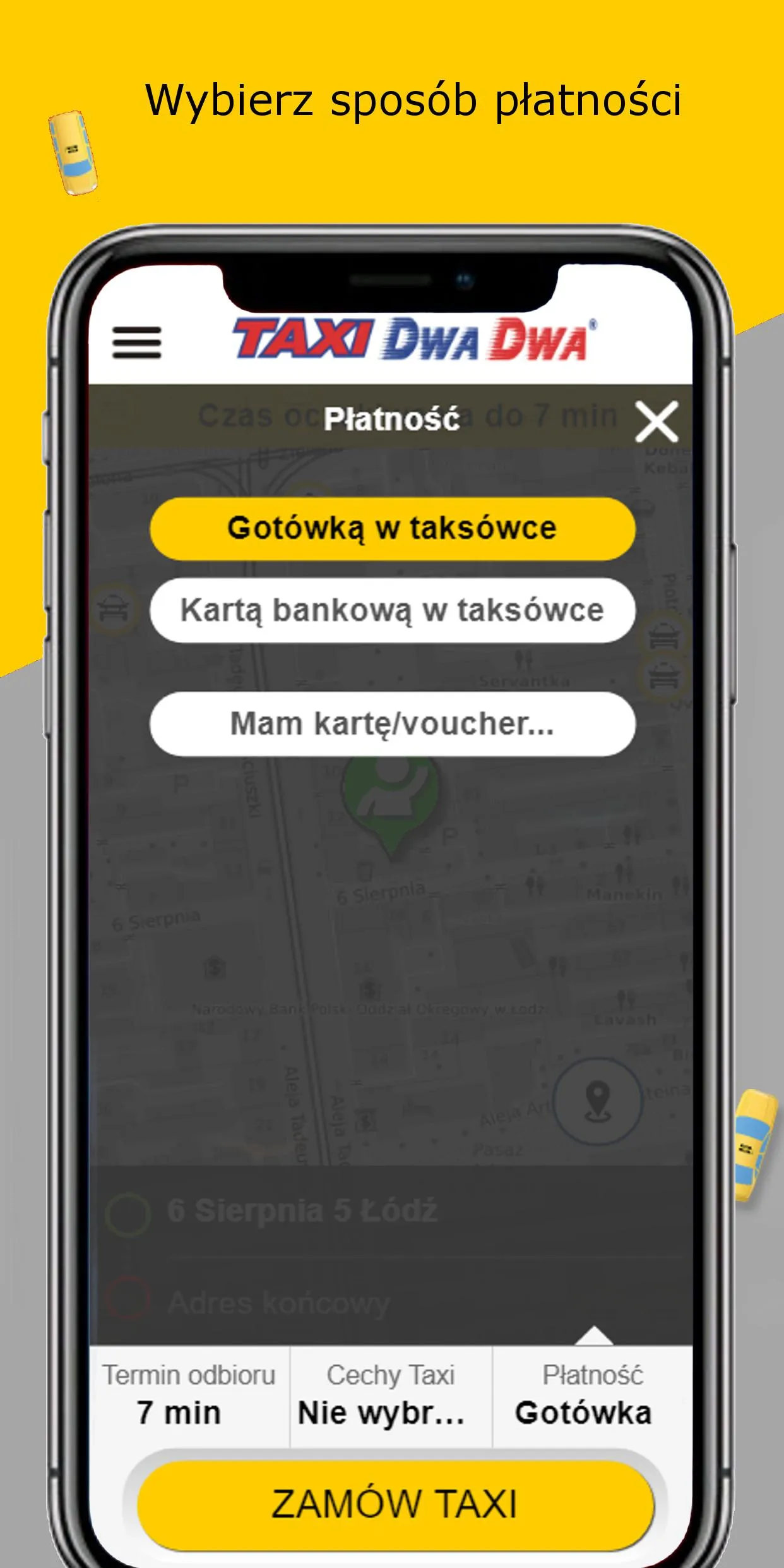 TAXI DWA DWA Łódź 196 22 | Indus Appstore | Screenshot