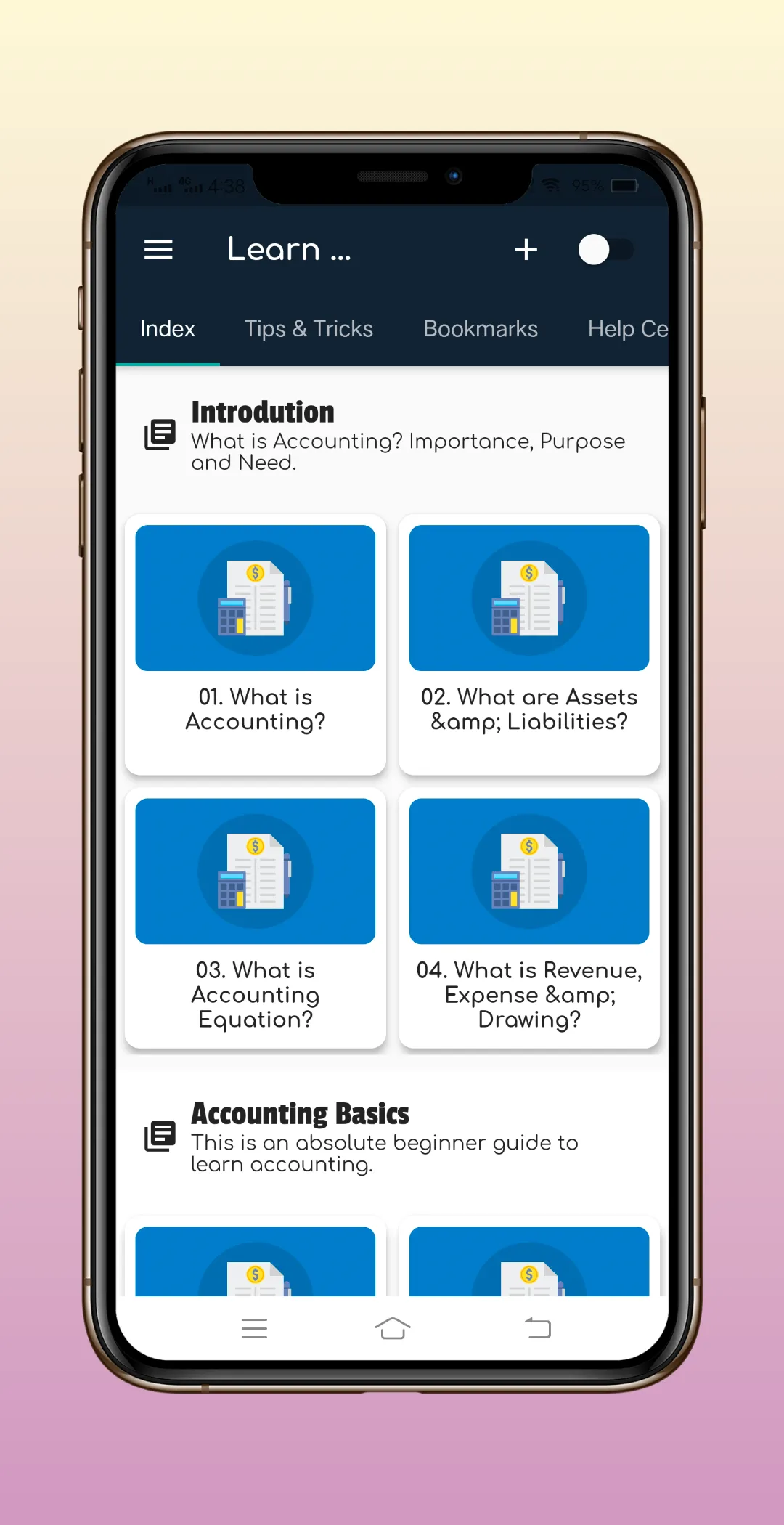 Learn Basic Accounting Offline | Indus Appstore | Screenshot