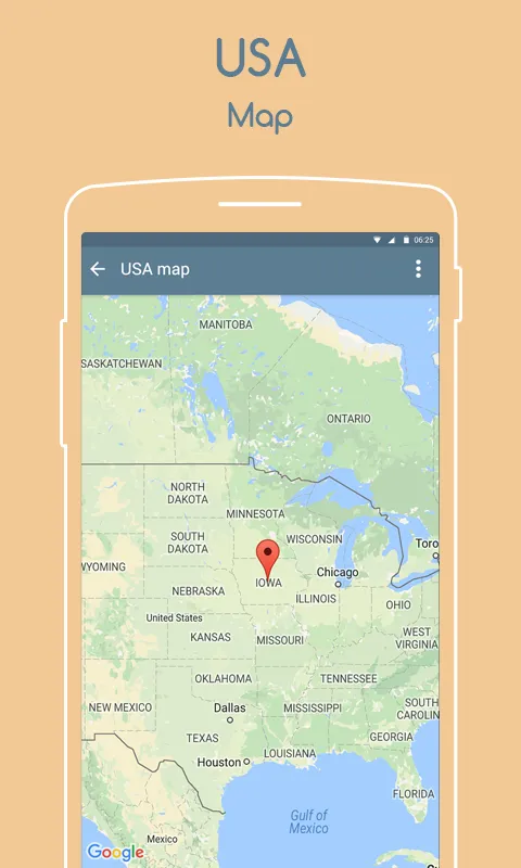 Map of USA | Indus Appstore | Screenshot