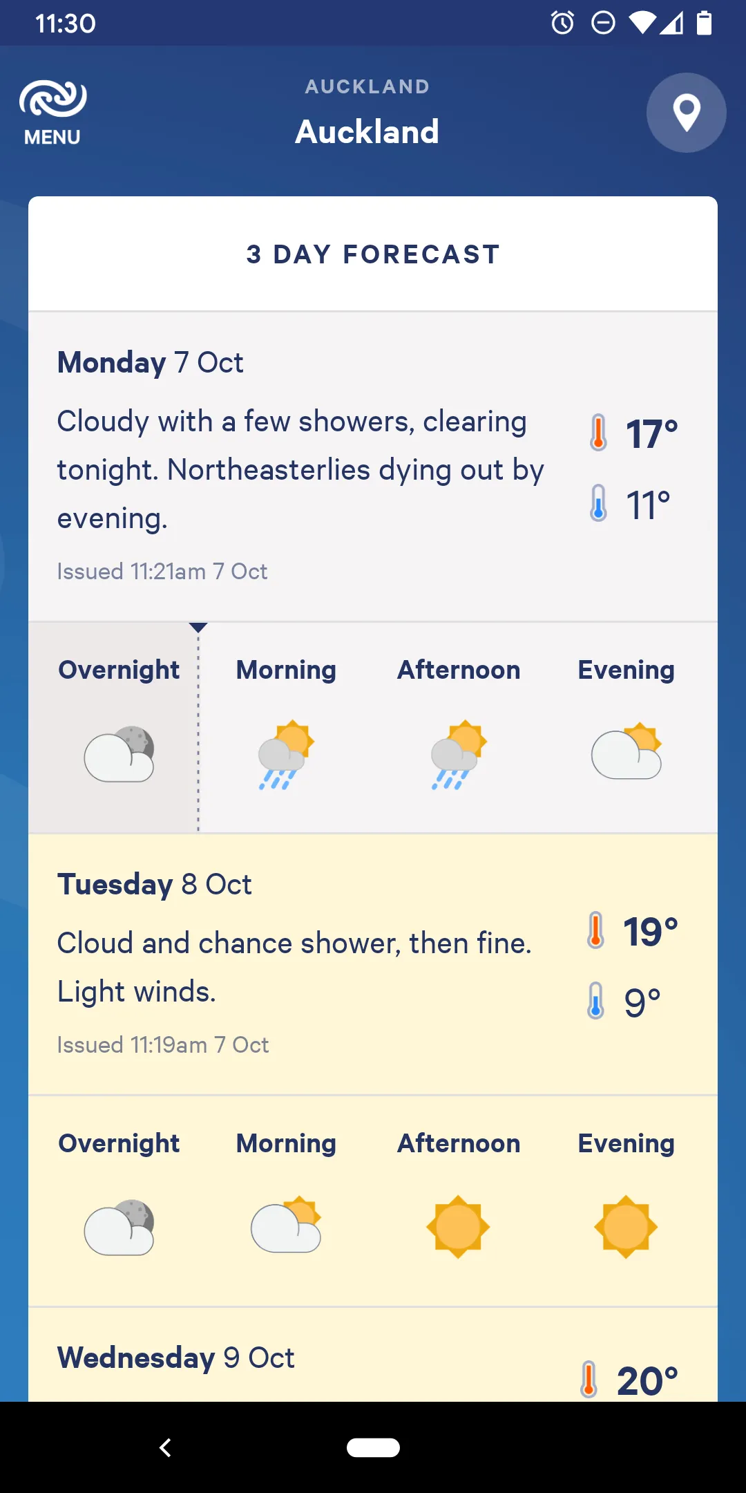 MetService NZ Weather | Indus Appstore | Screenshot