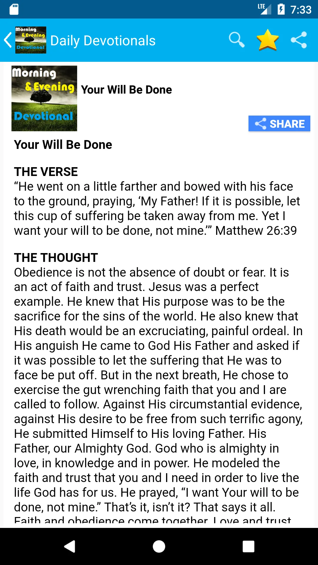 Morning & Evening Devotional | Indus Appstore | Screenshot