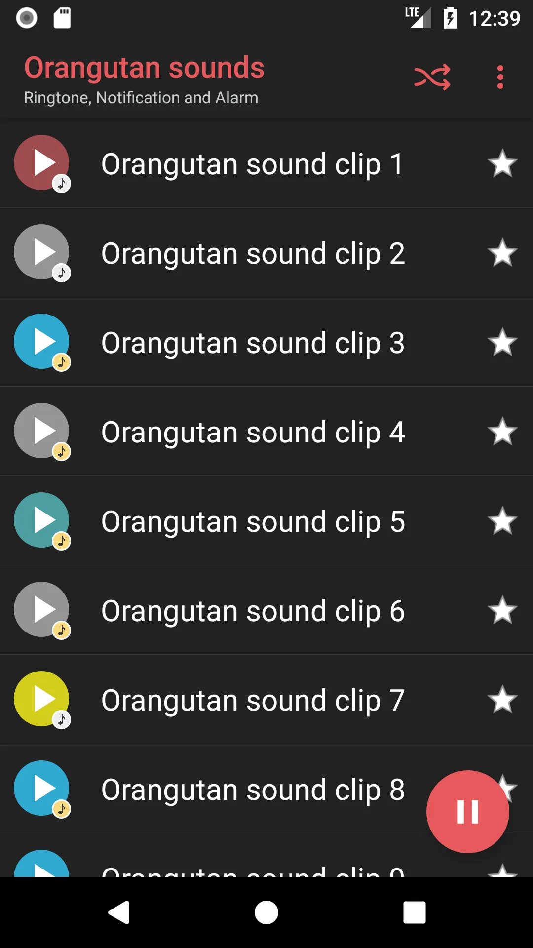 Orangutan sounds | Indus Appstore | Screenshot