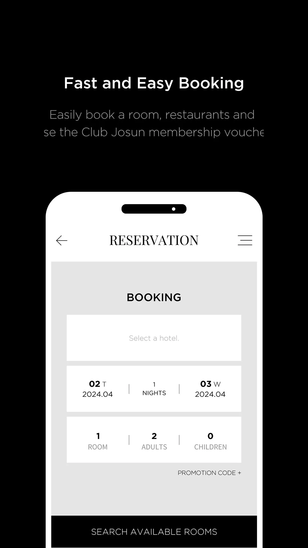 JOSUN HOTELS & RESORTS | Indus Appstore | Screenshot