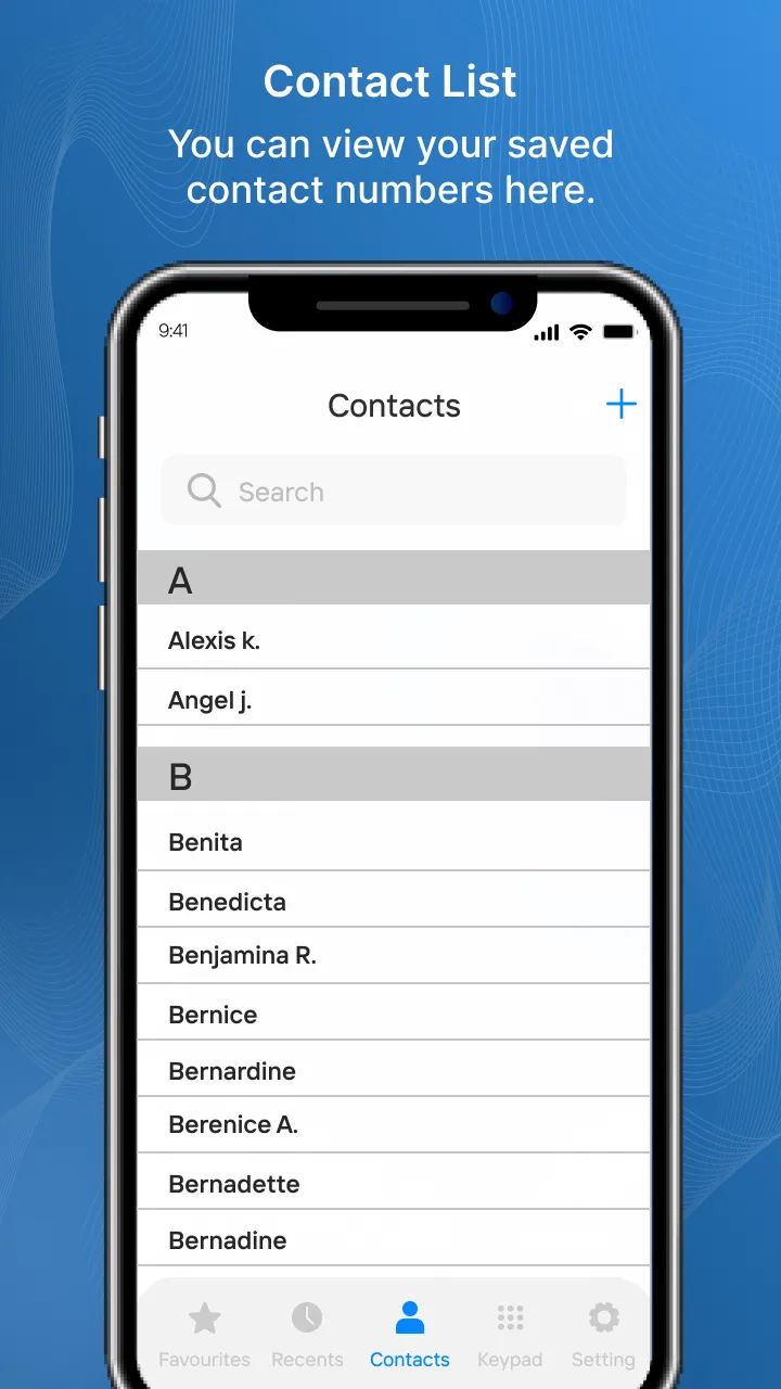 Contacts | Indus Appstore | Screenshot