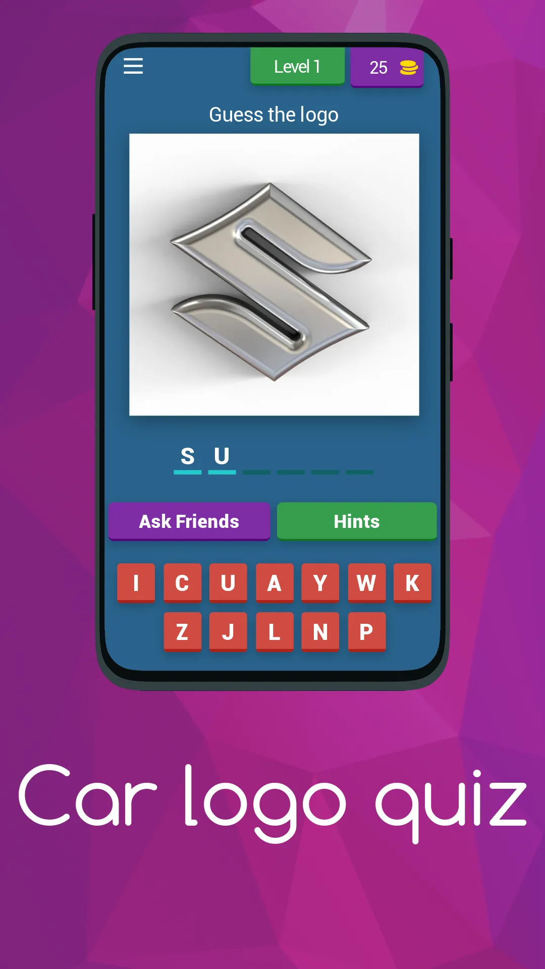 Car logo quiz | Indus Appstore | Screenshot