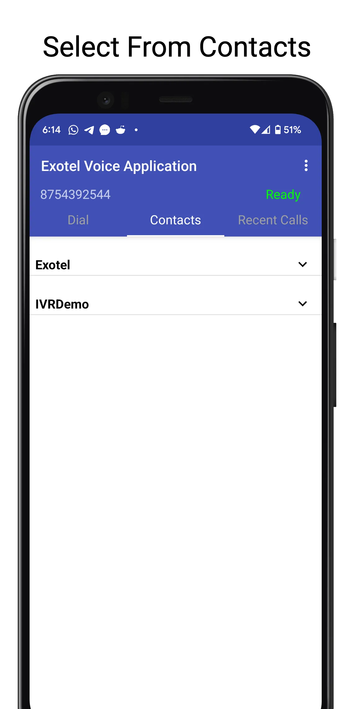 Exotel App2App | Indus Appstore | Screenshot