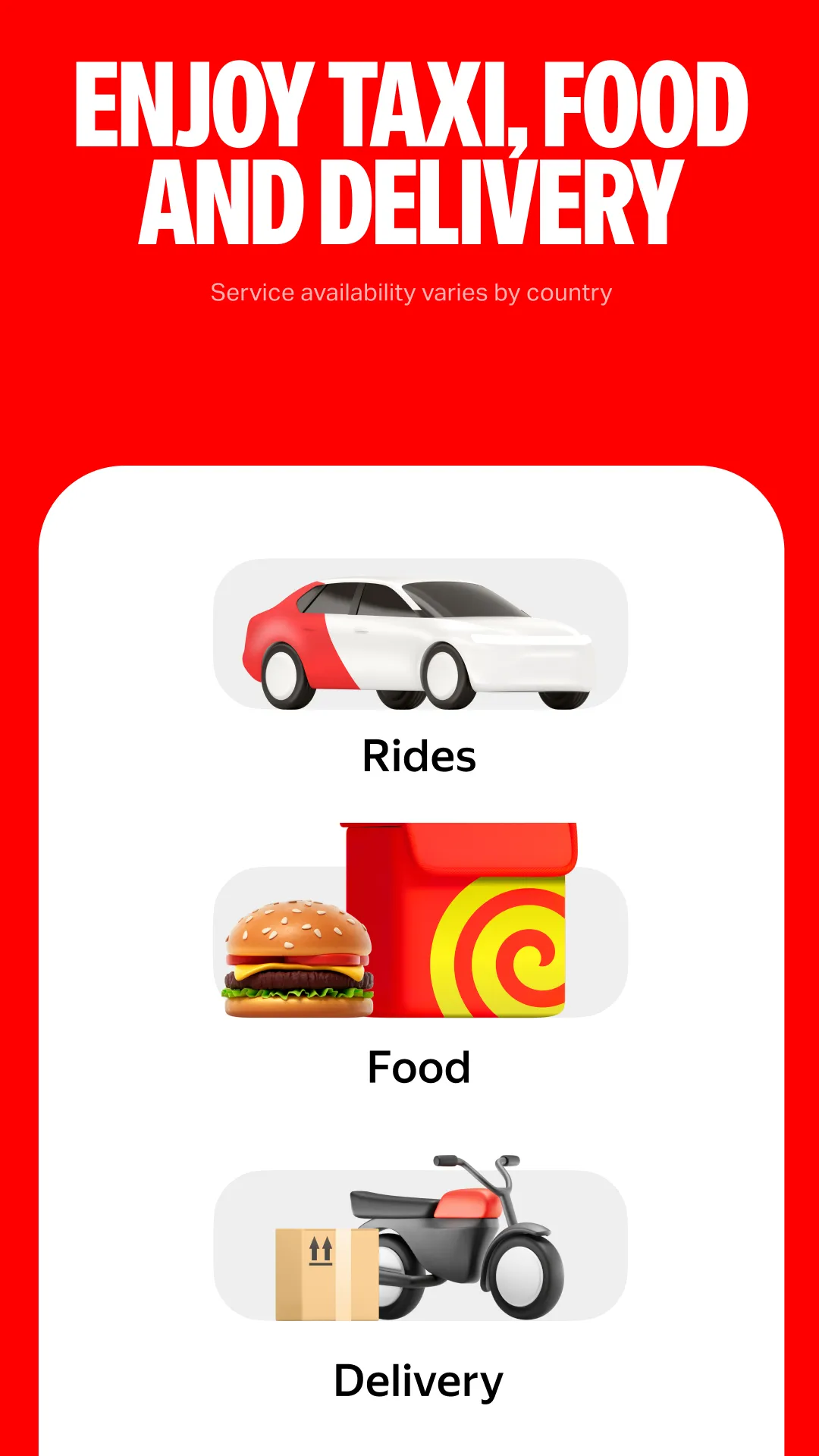 Yango: taxi, food, delivery | Indus Appstore | Screenshot
