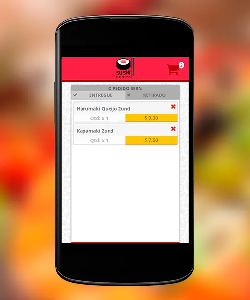 Sushi Express Dlvr | Indus Appstore | Screenshot