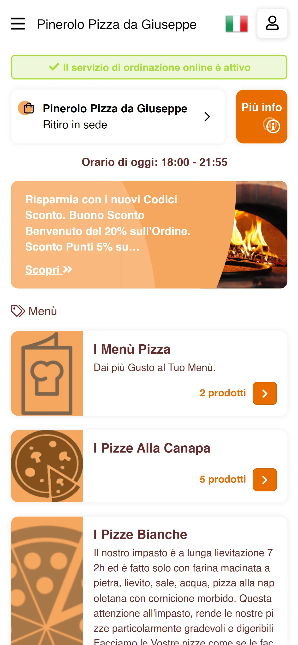 Pinerolo Pizza da Giuseppe | Indus Appstore | Screenshot