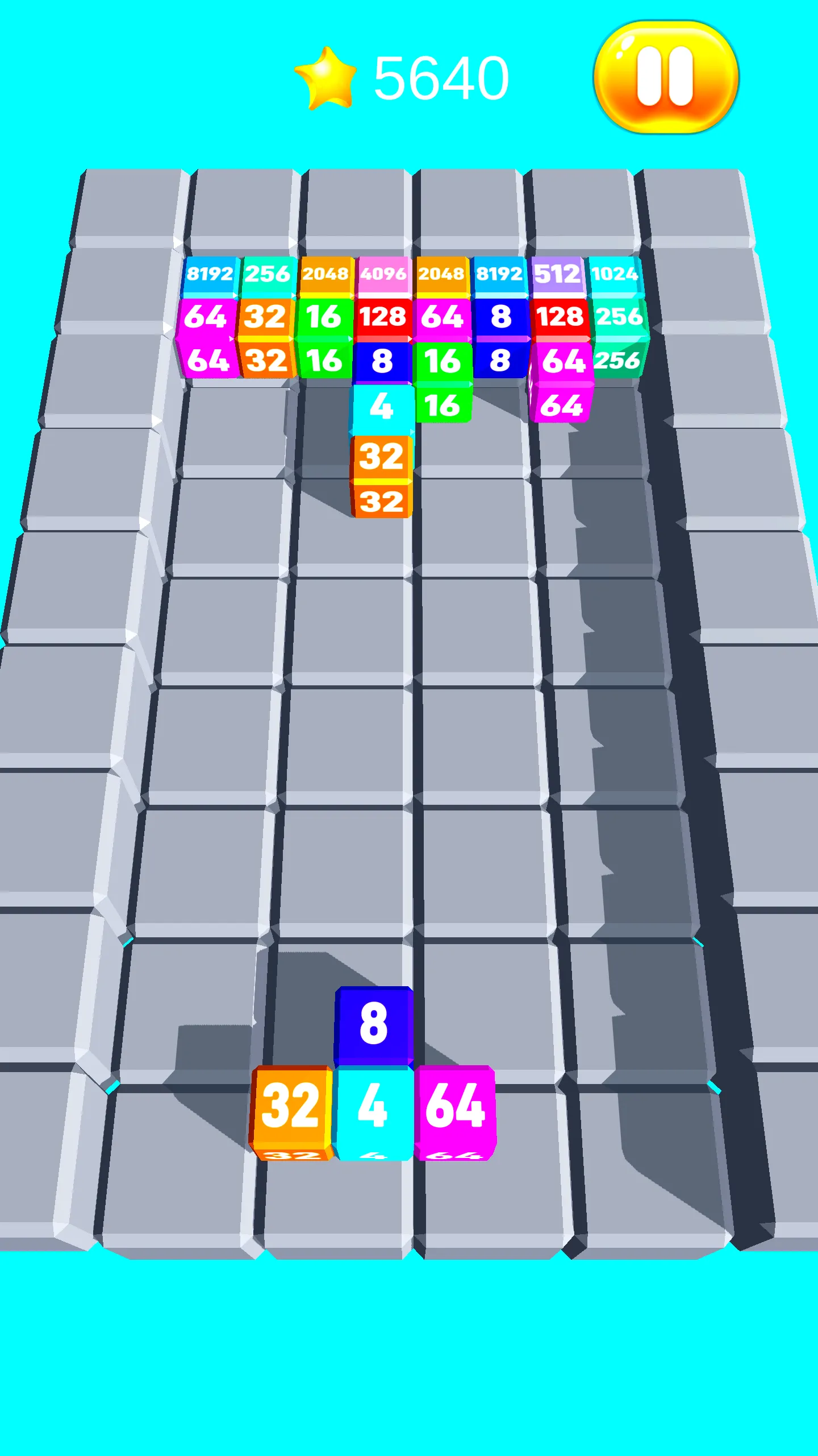 Chain Cube Merge 2048 | Indus Appstore | Screenshot