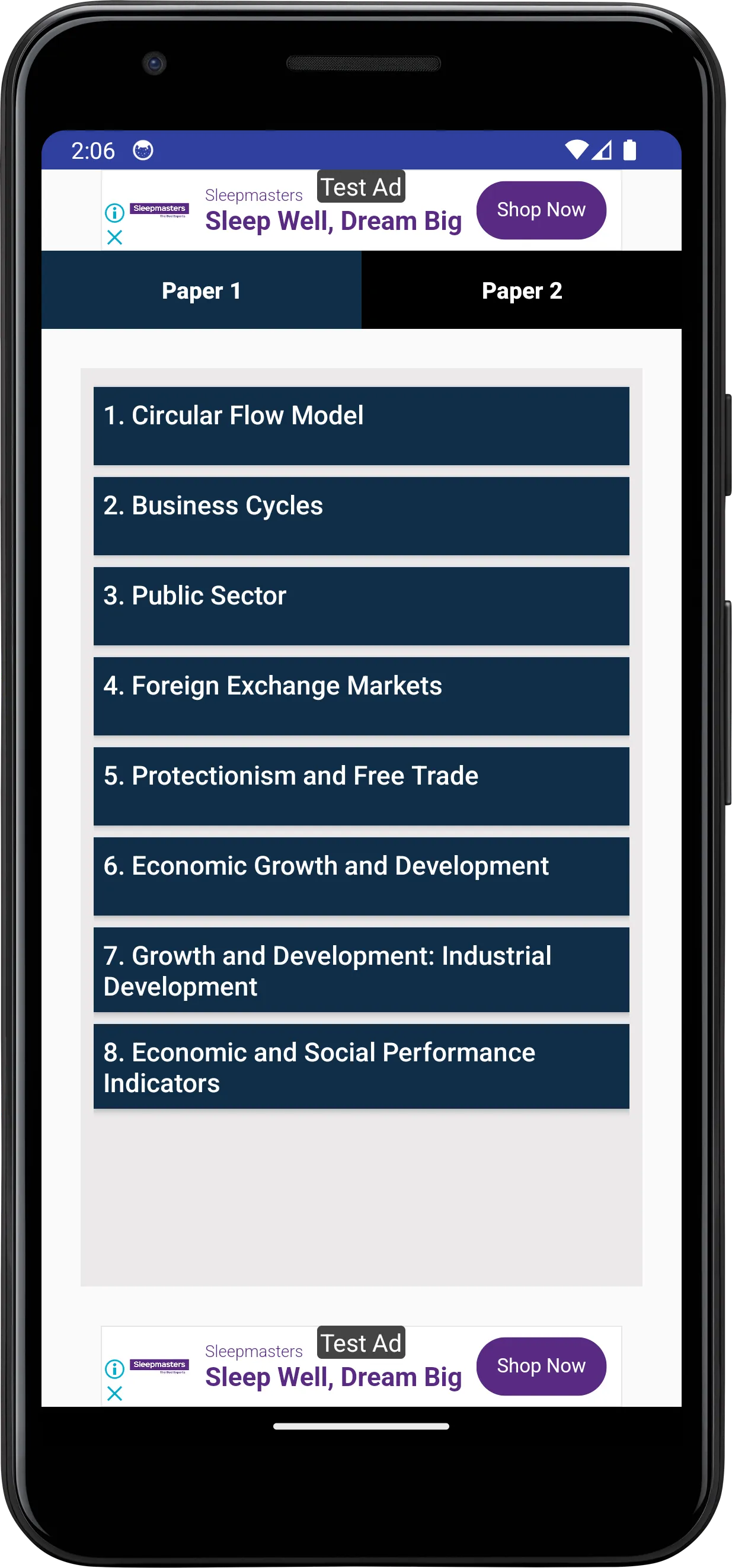 Grade 12 Economics | Indus Appstore | Screenshot