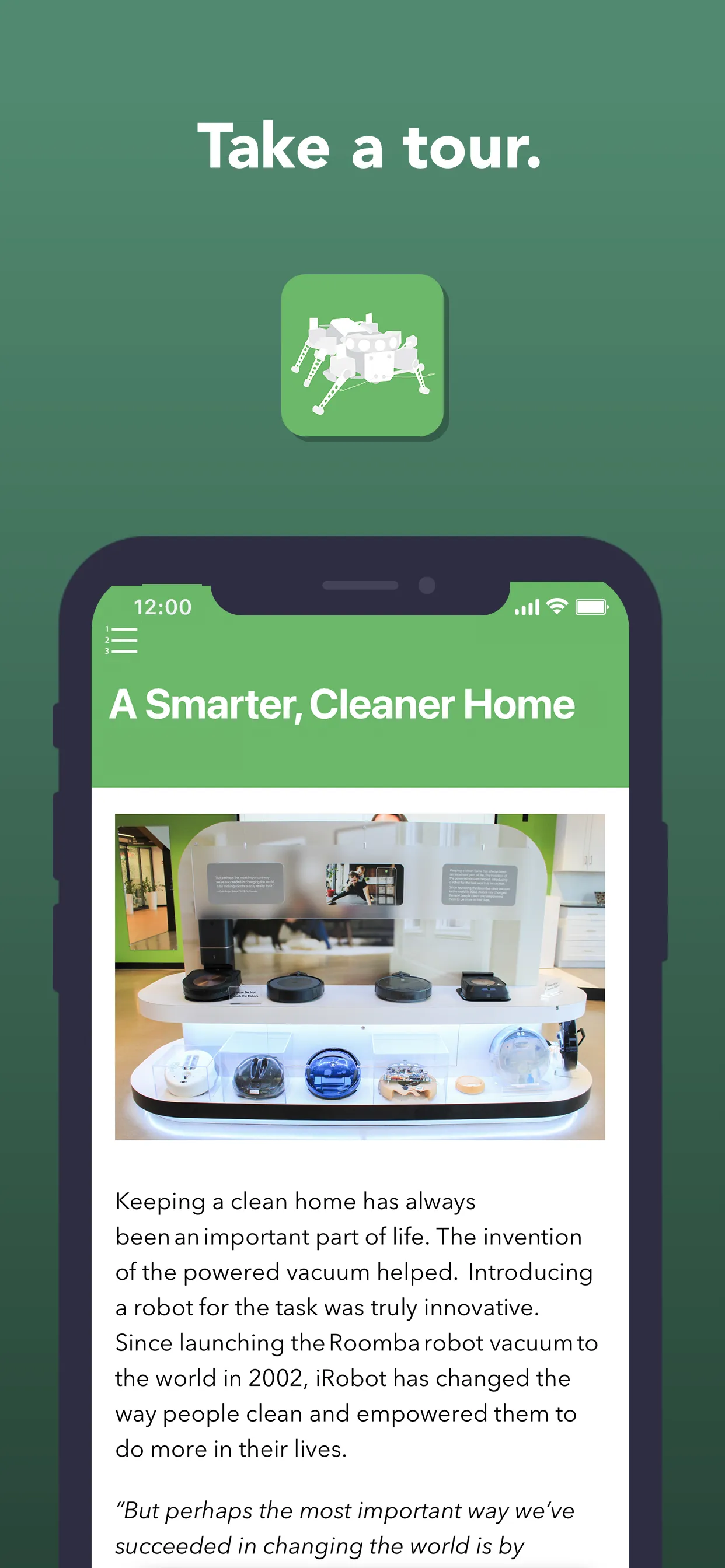 iRobot Cool Stuff Museum | Indus Appstore | Screenshot