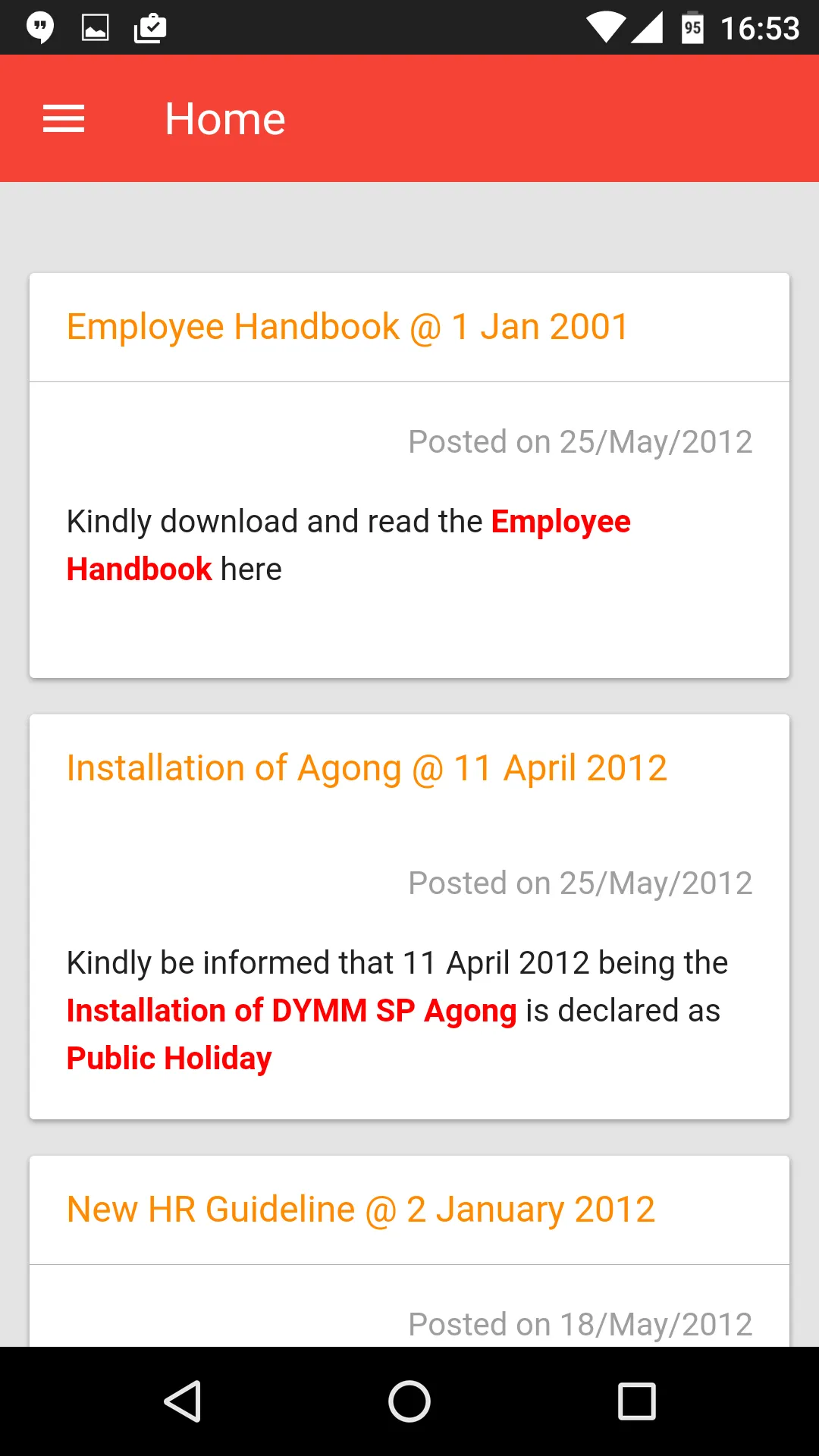 iWoWSoft HRMS | Indus Appstore | Screenshot