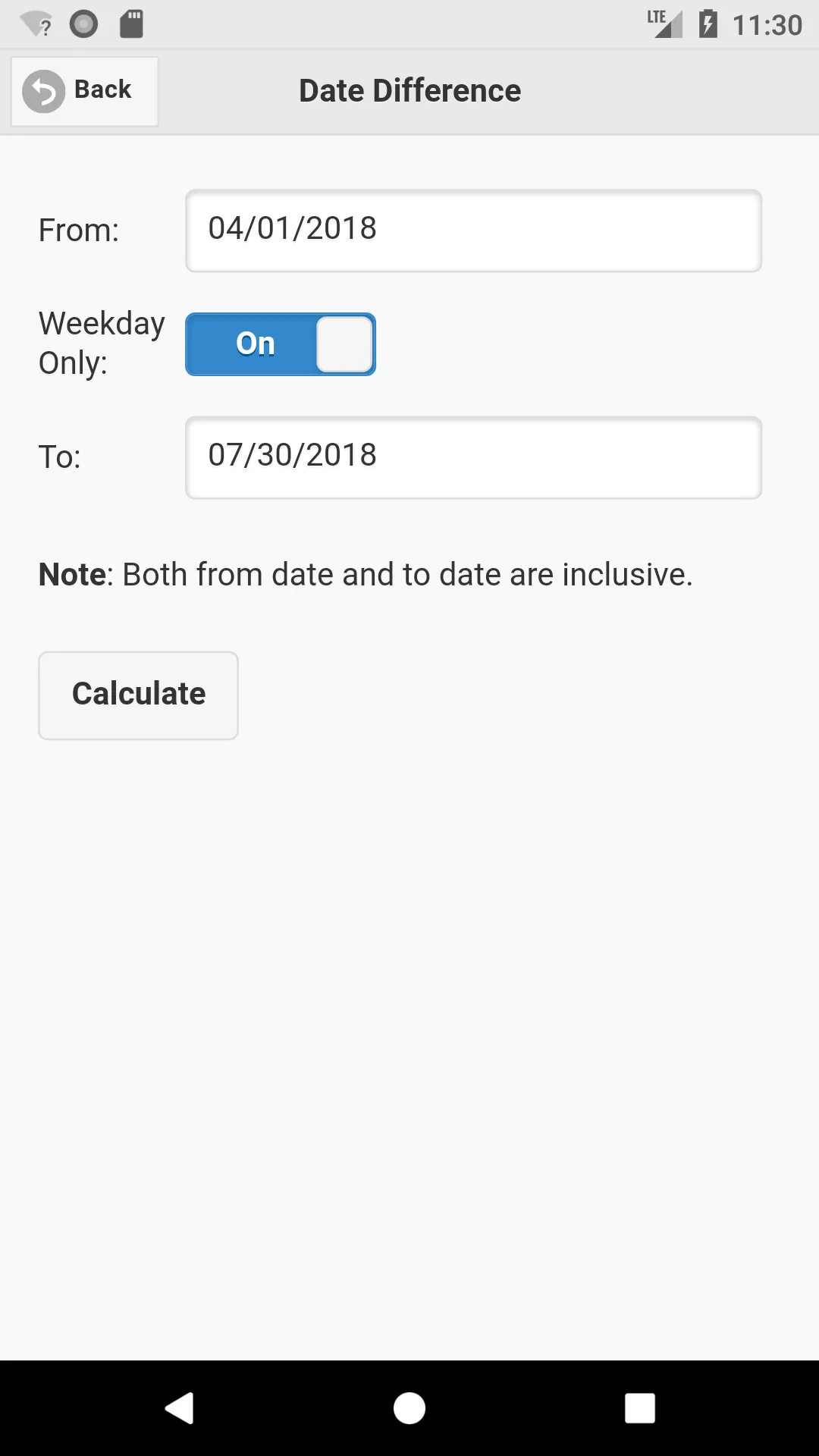 Date Calculator Easy | Indus Appstore | Screenshot