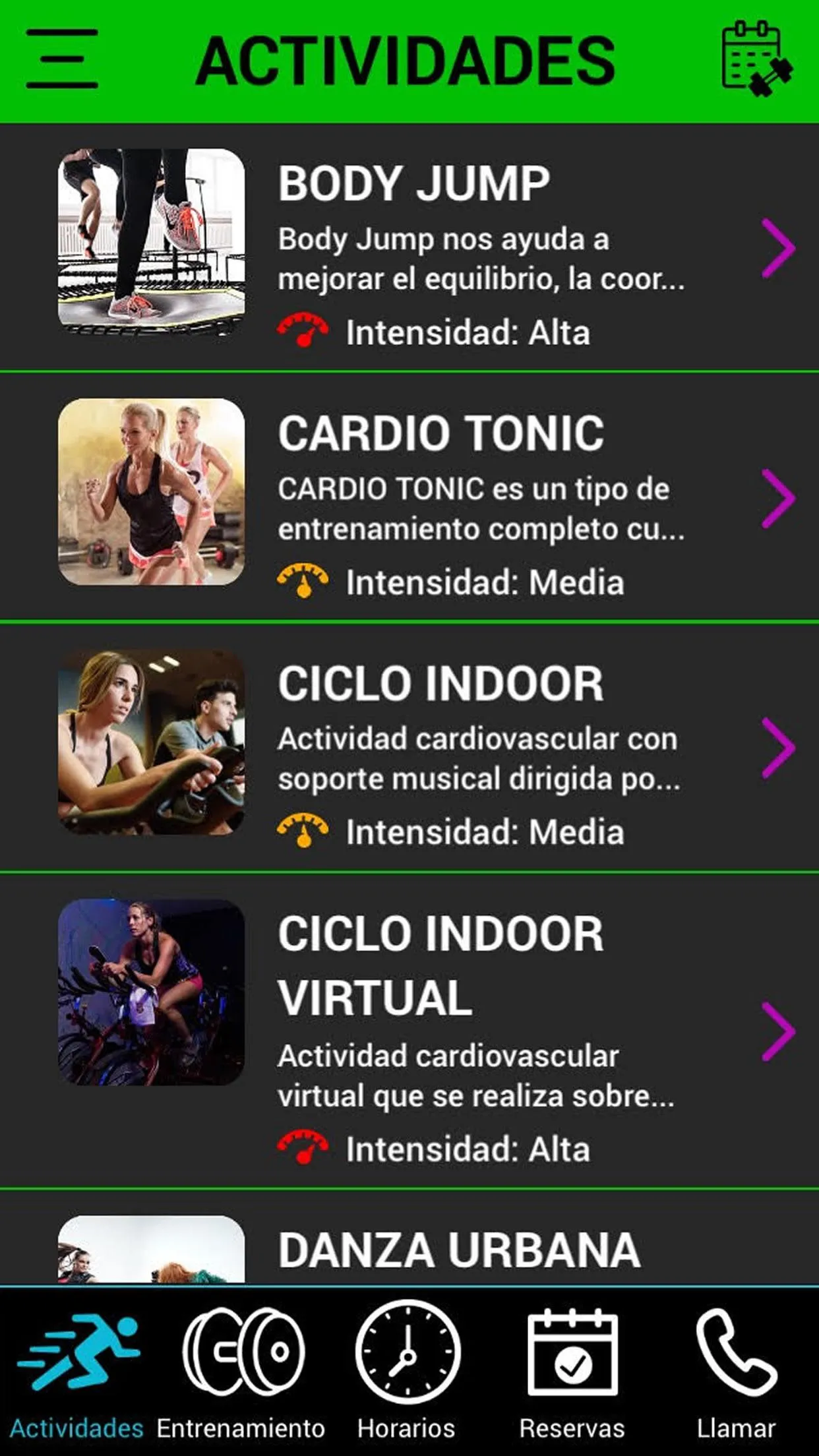 Territorio Fitness Icod | Indus Appstore | Screenshot