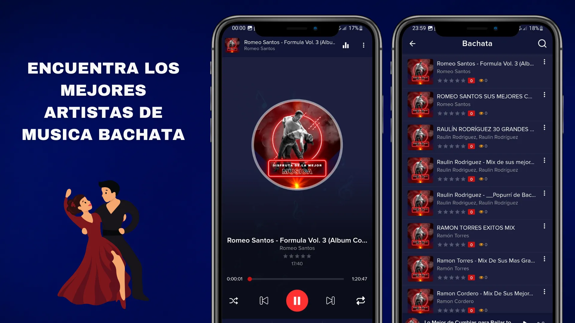 Música Bachata mix | Indus Appstore | Screenshot