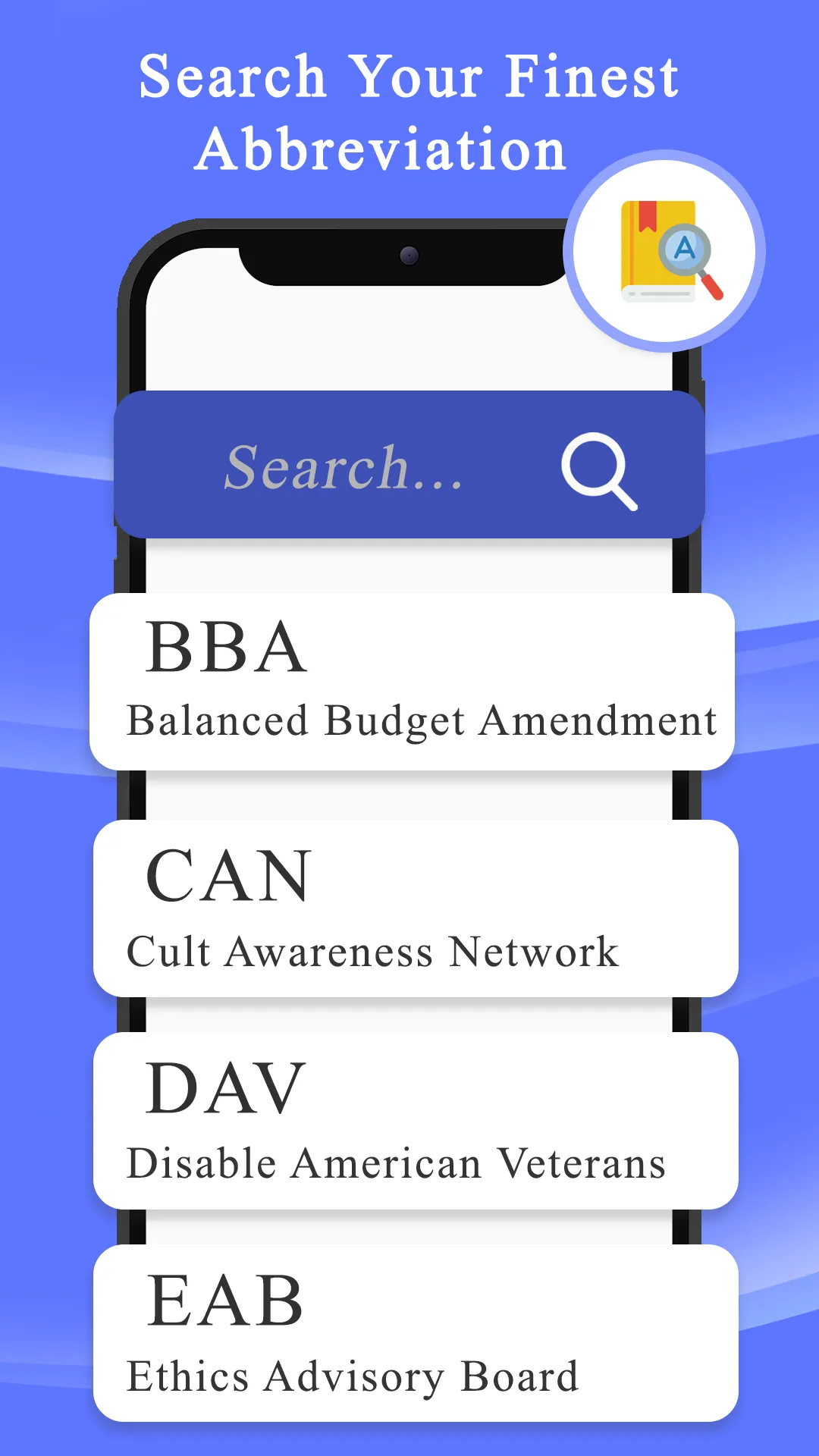 A-Z Abbrevation Dictionary | Indus Appstore | Screenshot