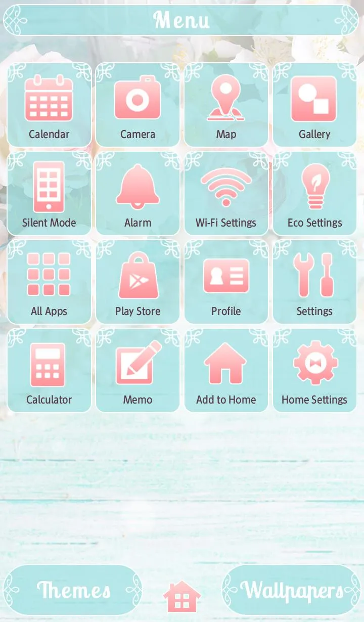 Pastel Floral Theme +HOME | Indus Appstore | Screenshot