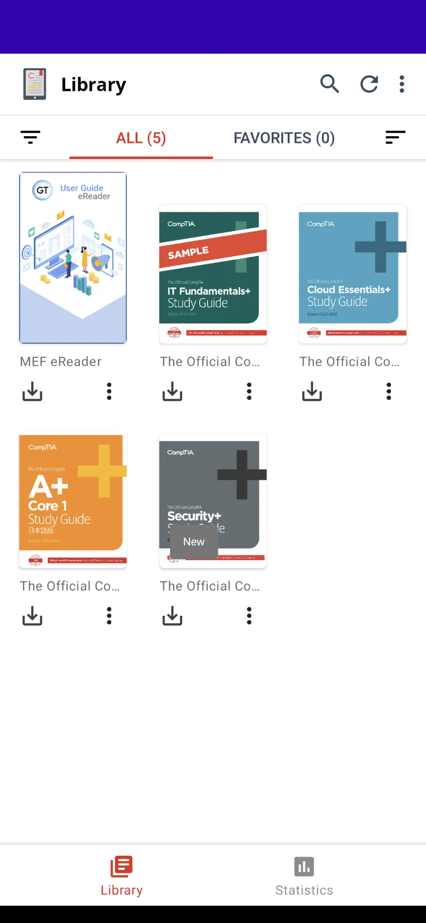 The CompTIA Self-Paced eReader | Indus Appstore | Screenshot