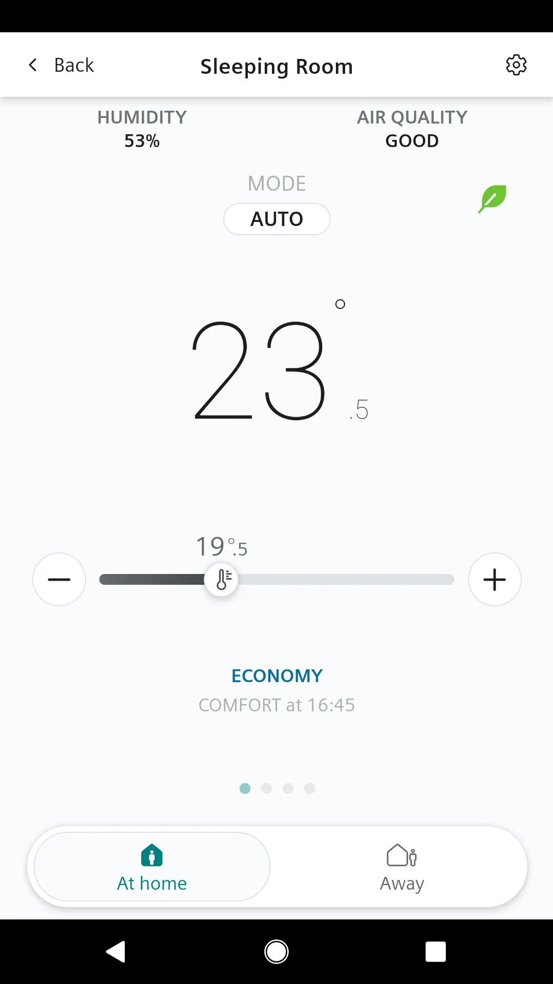 Siemens Smart Thermostat RDS | Indus Appstore | Screenshot