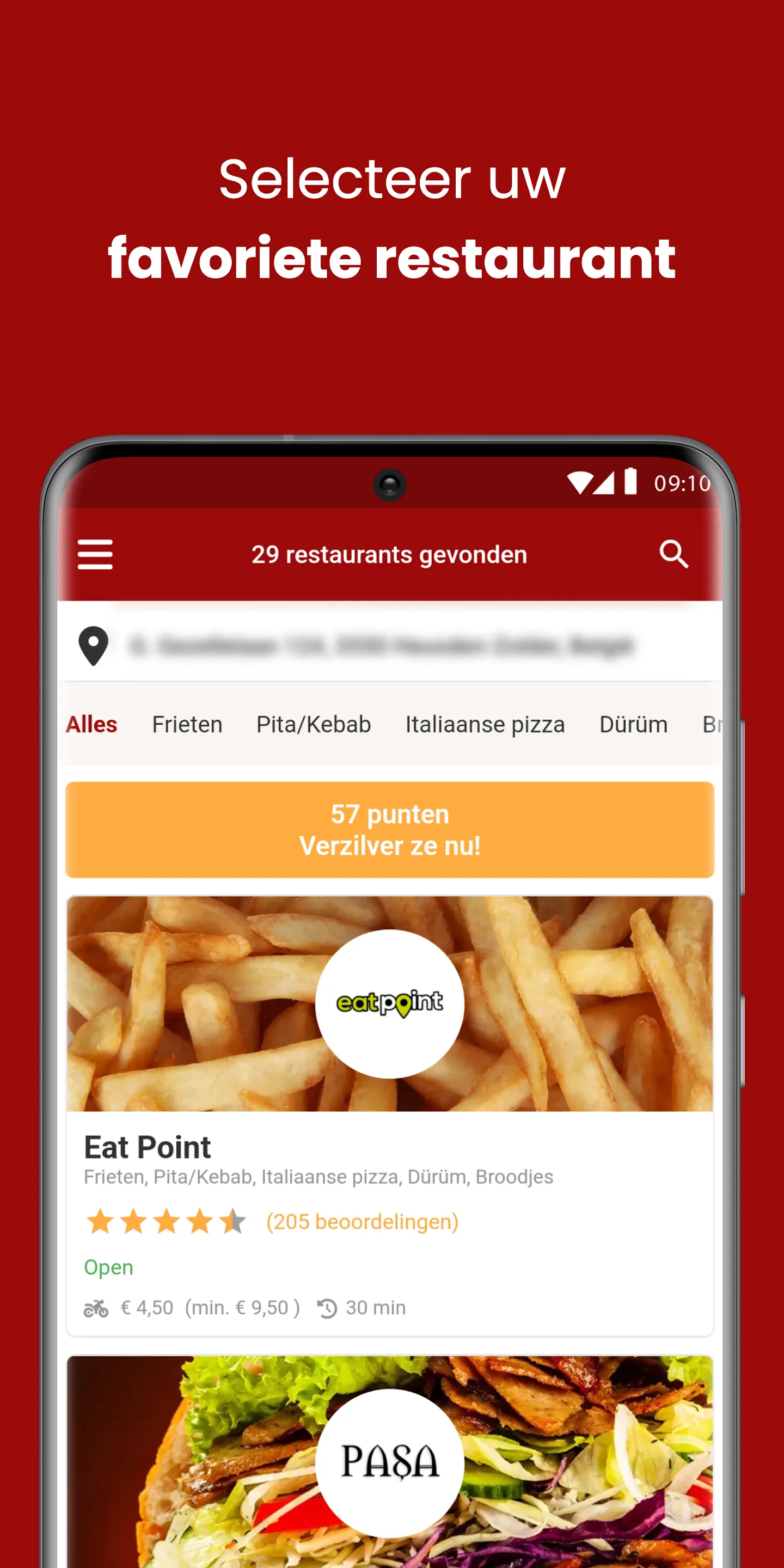 Menute.be - Order food | Indus Appstore | Screenshot