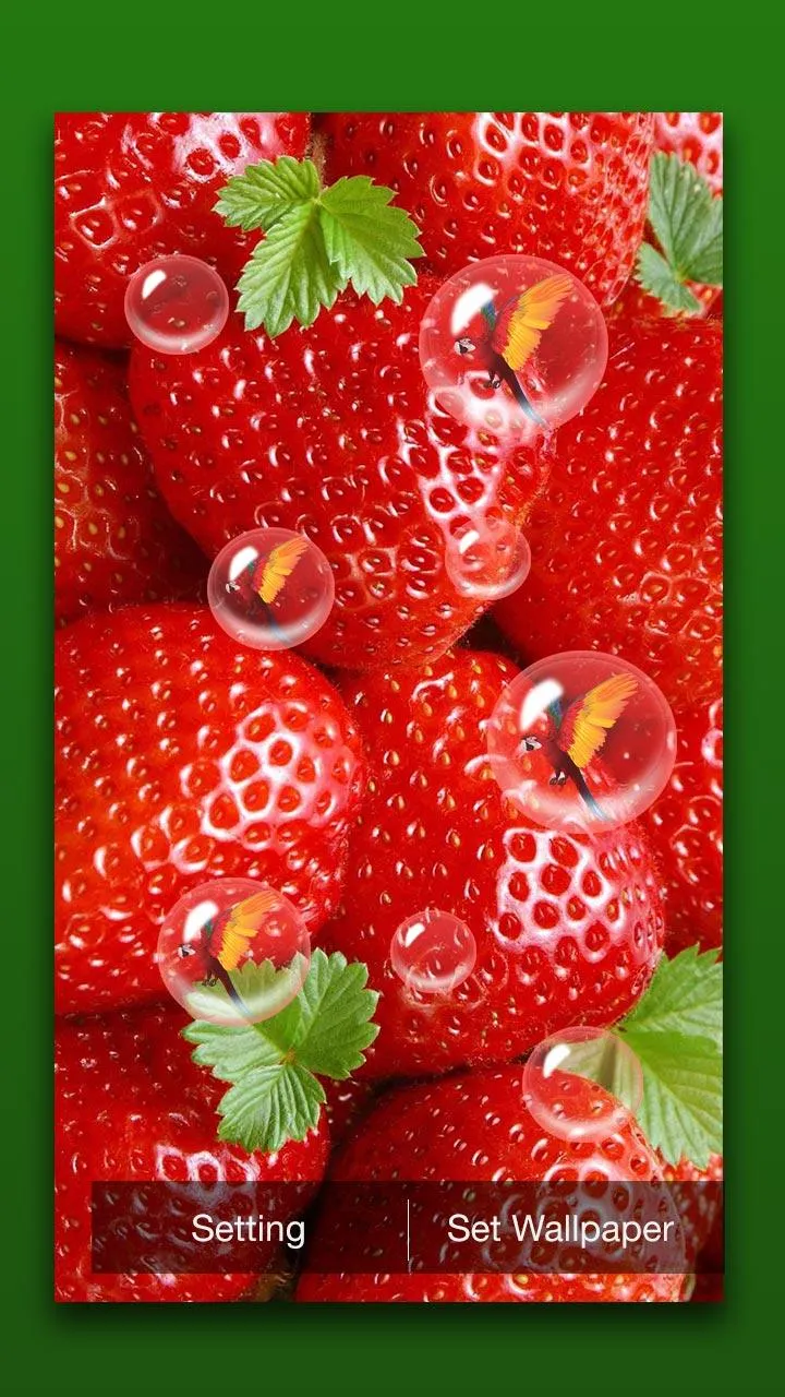 Strawberry Live Wallpaper | Indus Appstore | Screenshot