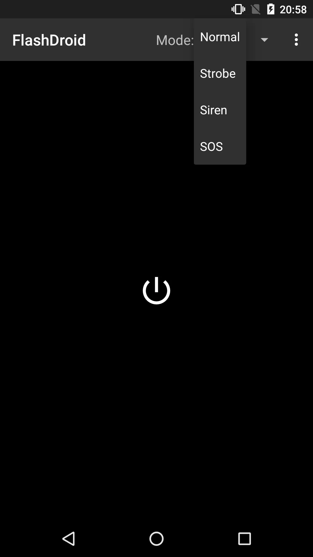 FlashDroid flashlight | Indus Appstore | Screenshot