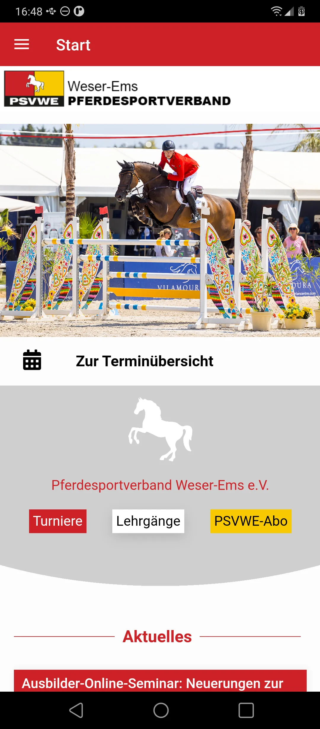 Pferdesportverband Weser-Ems | Indus Appstore | Screenshot