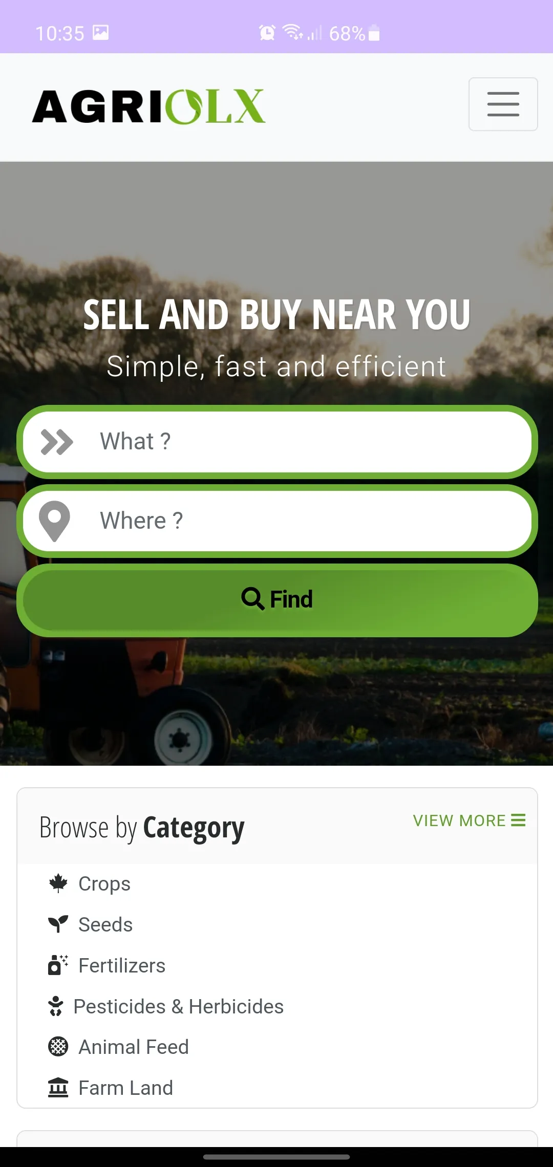 AgriOlx - Online Marketplace | Indus Appstore | Screenshot