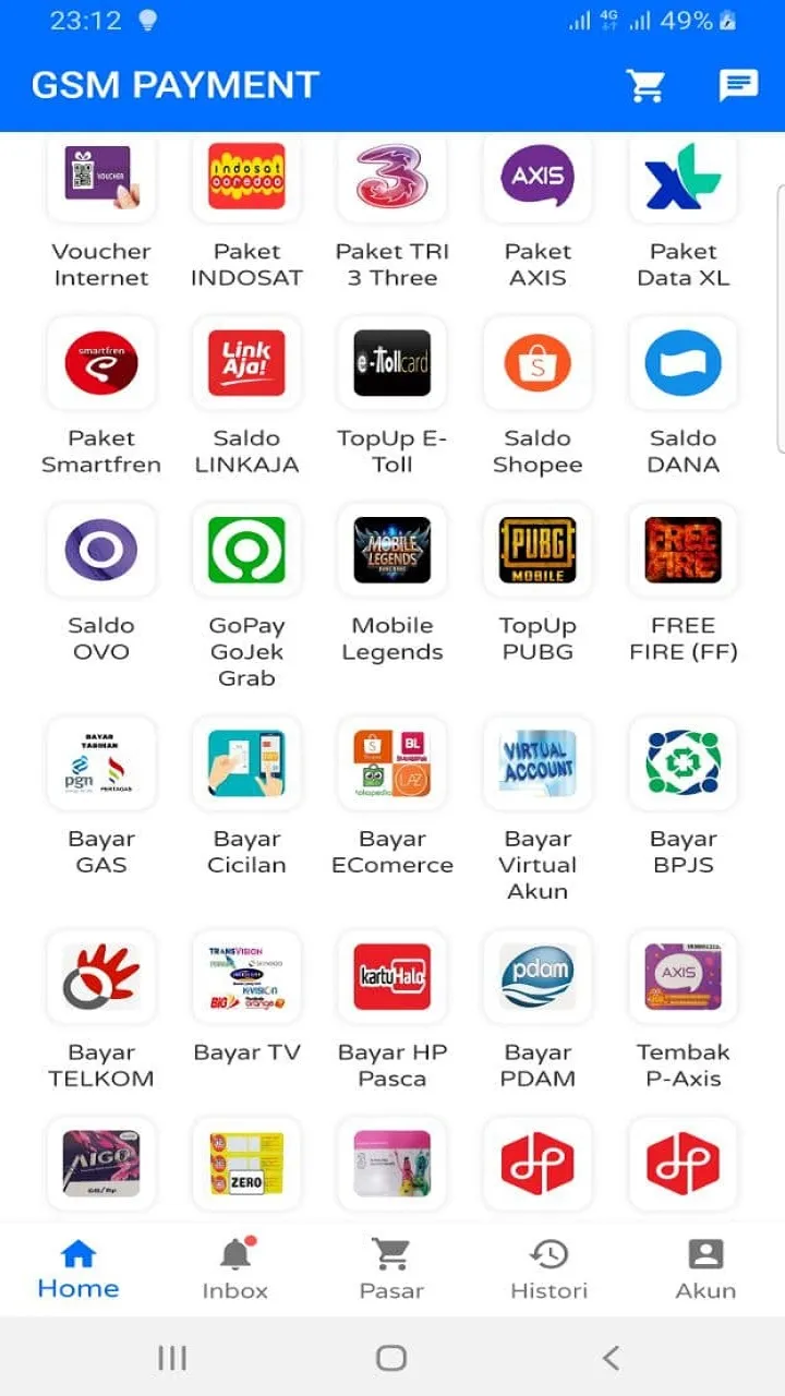 Agen Pulsa Murah = GSM Payment | Indus Appstore | Screenshot