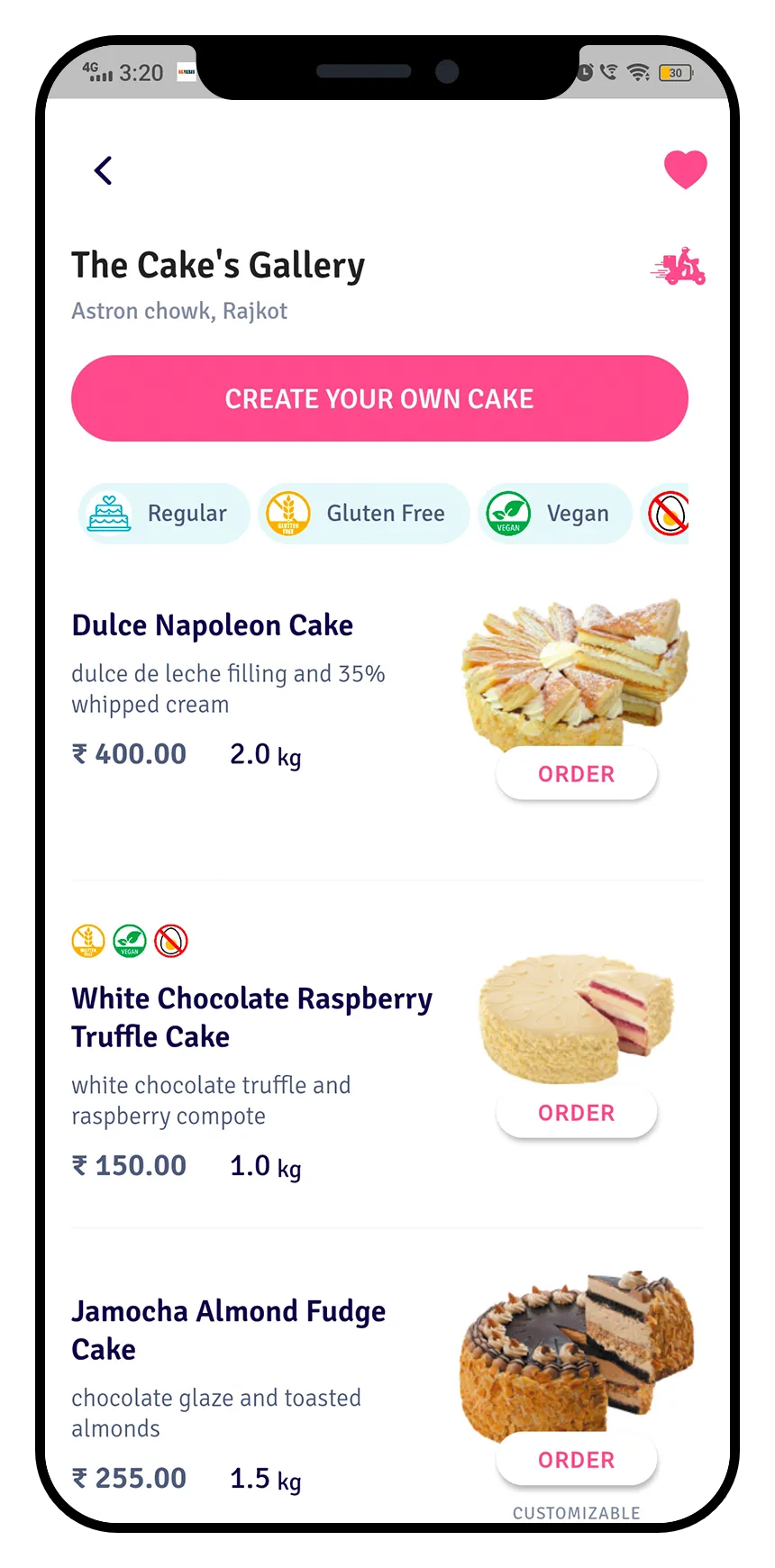 UpCake - Custom Cake Online | Indus Appstore | Screenshot