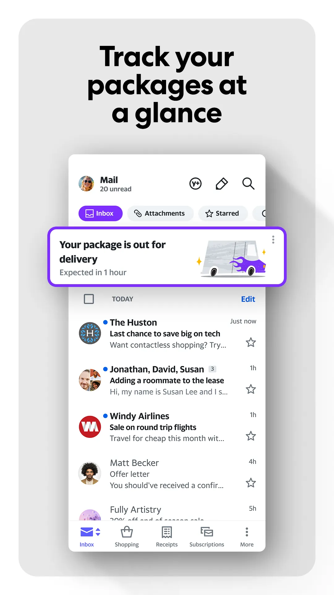 Yahoo Mail | Indus Appstore | Screenshot