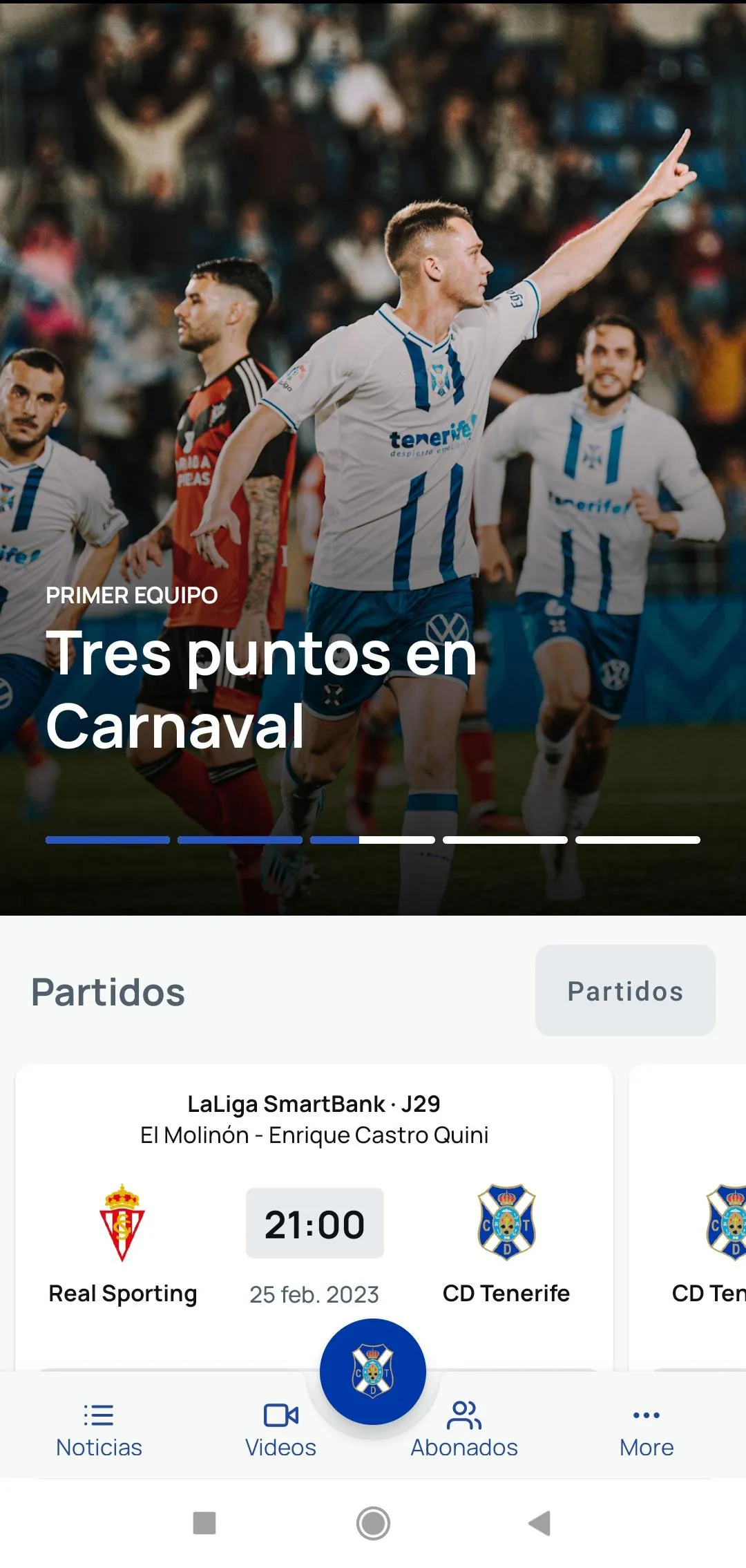 CD Tenerife - Official App | Indus Appstore | Screenshot