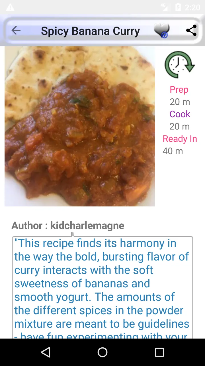 Indian food: India recipe | Indus Appstore | Screenshot