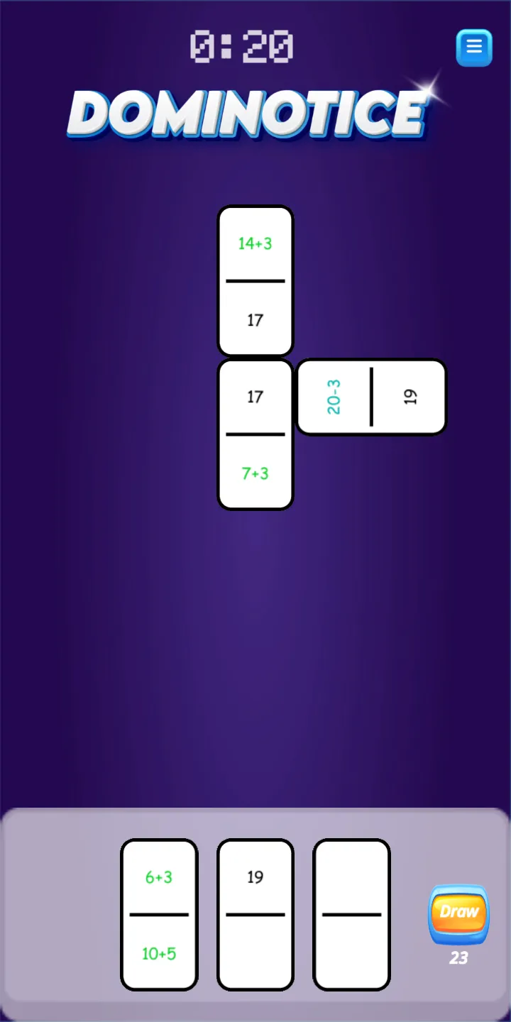 DominoticeMath | Indus Appstore | Screenshot