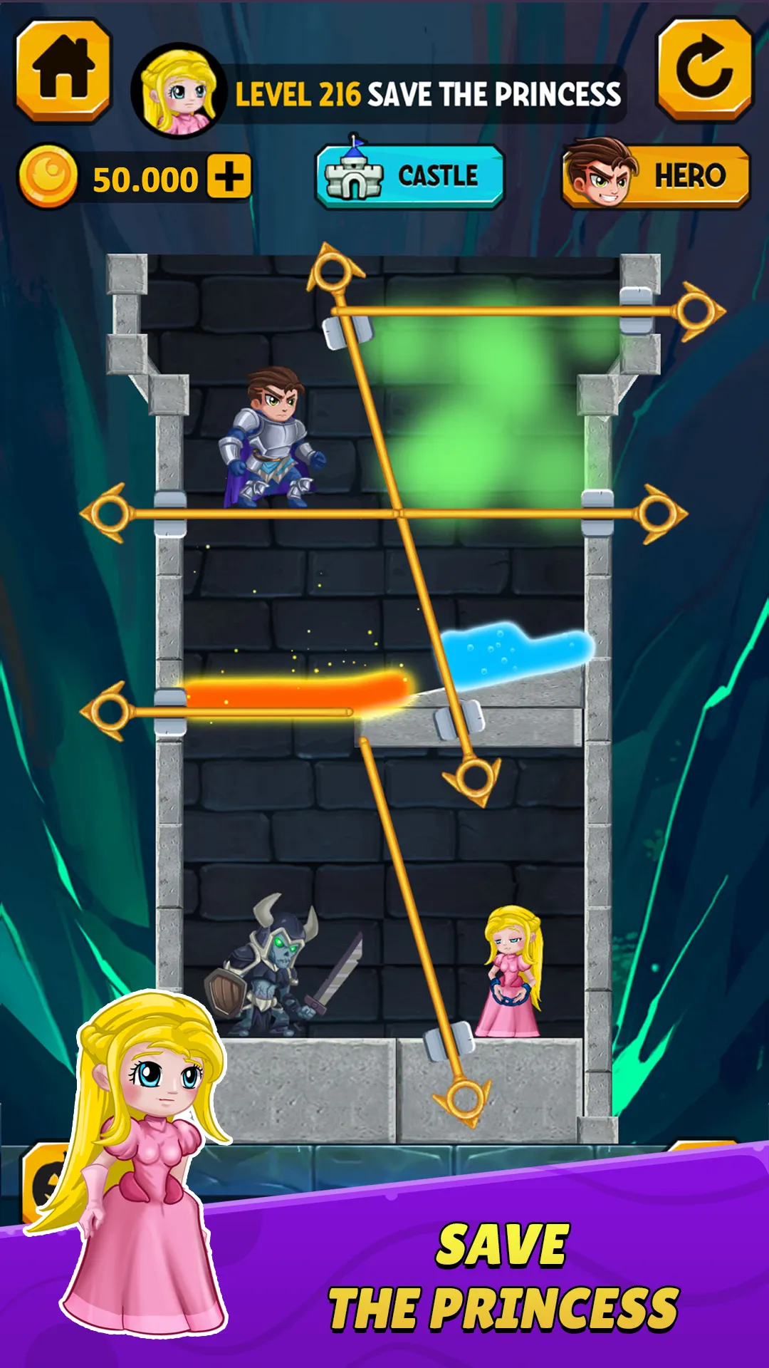 Rescue Hero: Pull The Pin | Indus Appstore | Screenshot