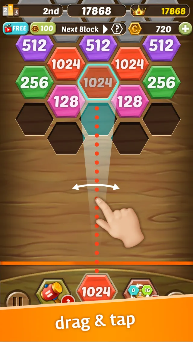 Shoot Number 2048: Puzzle game | Indus Appstore | Screenshot