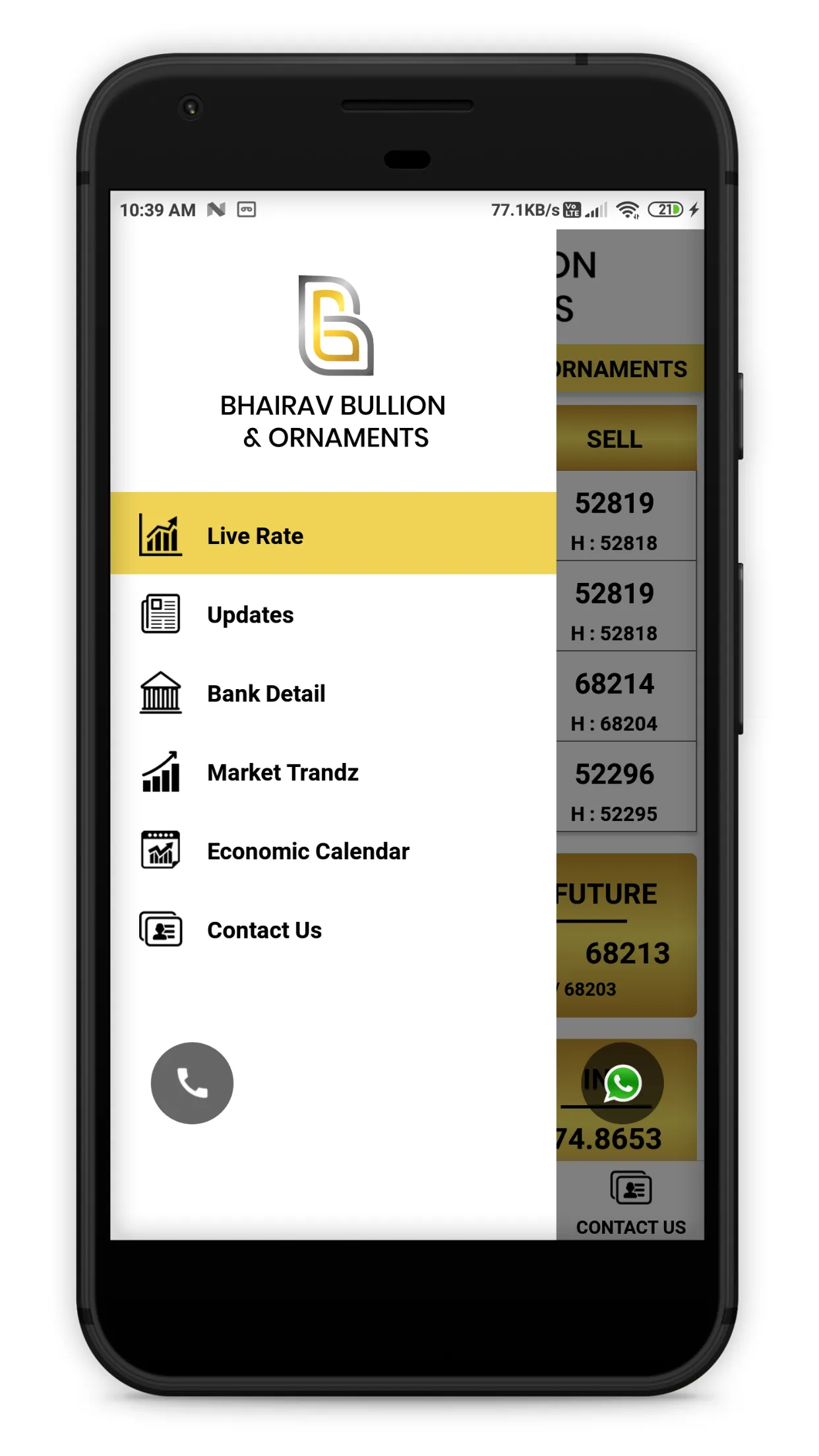 Bhairav Bullion | Indus Appstore | Screenshot