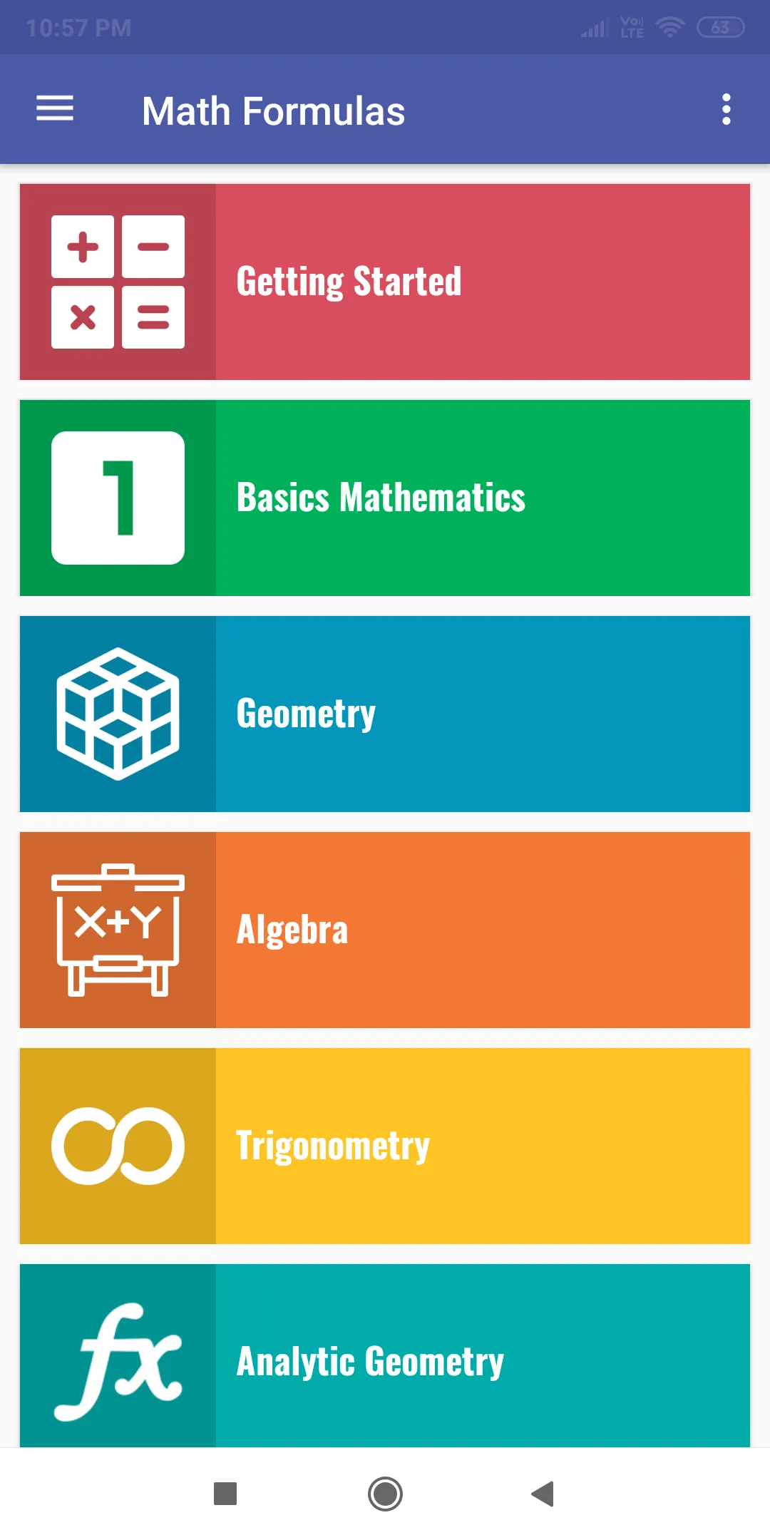 All Math Formulas | Indus Appstore | Screenshot