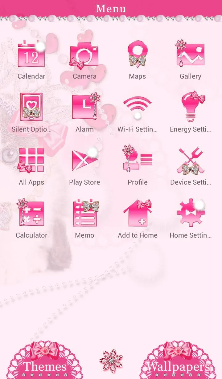 Princess Kitty Theme +HOME | Indus Appstore | Screenshot