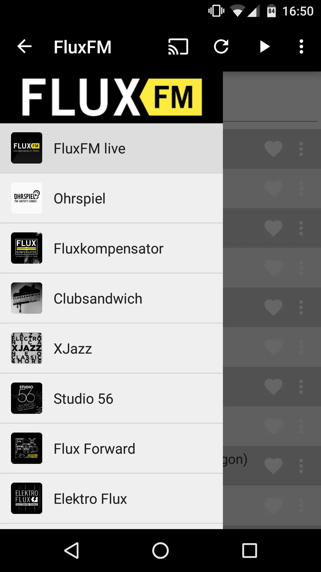 FluxFM Playlist & Stream | Indus Appstore | Screenshot